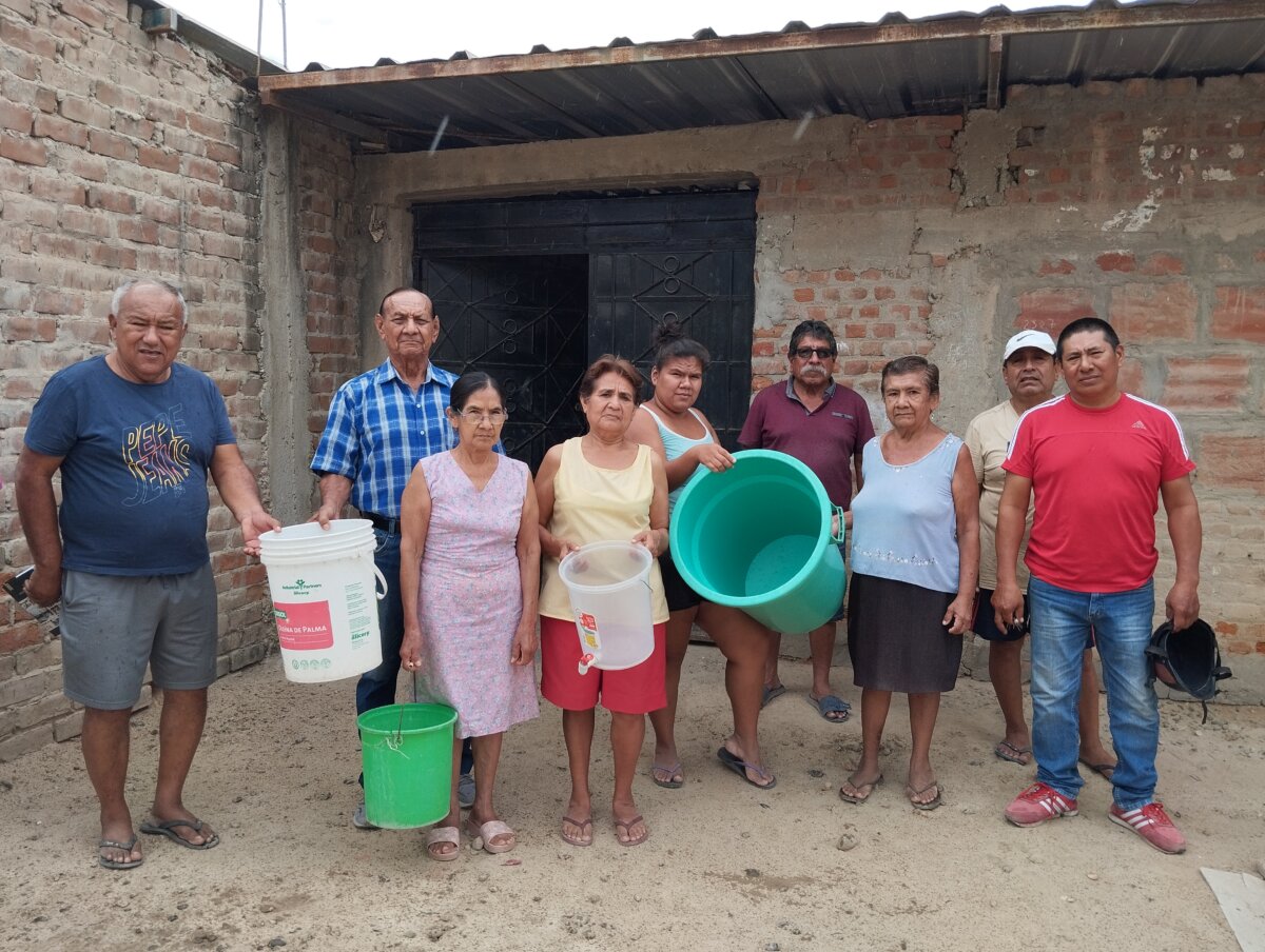 Castilla: 20 mil vecinos del A.H. de Chiclayito llevan 10 días sin agua.