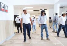 Centro de salud de Tacalá presenta 72% de avance en su construcción
