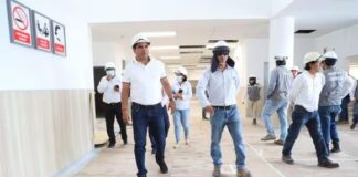 Centro de salud de Tacalá presenta 72% de avance en su construcción