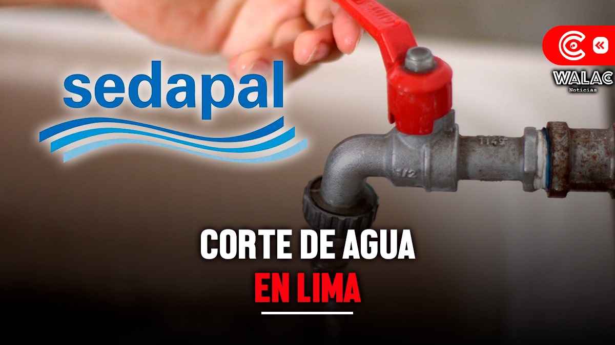 Corte de Agua en Lima 5 y 6 de abril