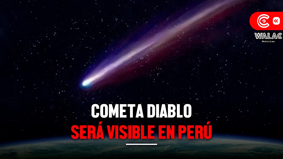 El cometa diablo será visible desde Perú ¿cuándo y cómo ver este fenómeno astronómico