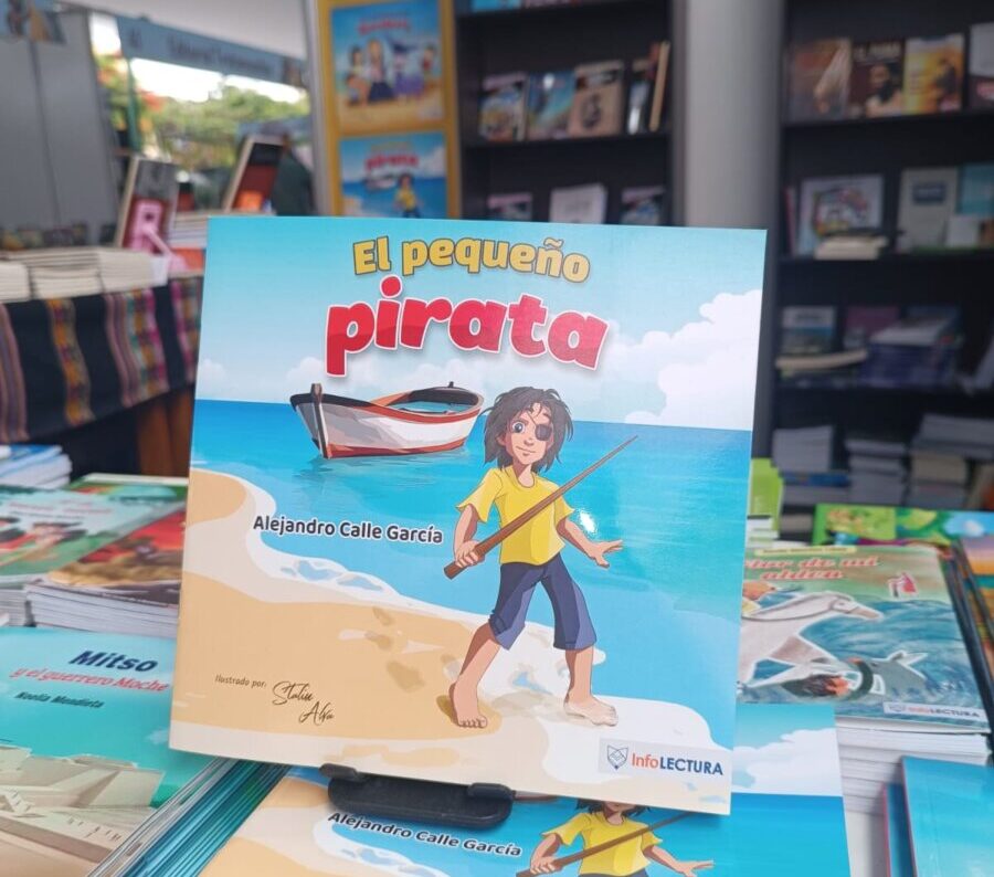 Escritor piurano presenta su libro “El pequeño pirata” en la Feria Internacional del Libro de Trujillo