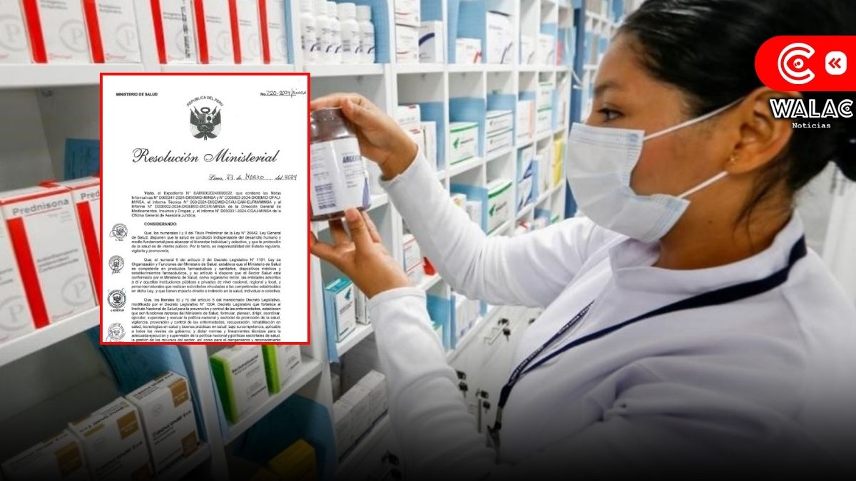 Lista de medicamentos genéricos de venta obligatoria en Perú 2024