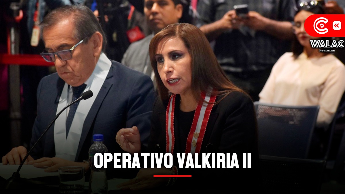 Defensa legal de Patricia Benavides dará conferencia por el operativo 'Valkiria II'