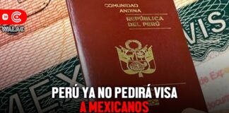 Perú ya no pedirá visa a ciudadanos mexicanos que quiera visitar el país