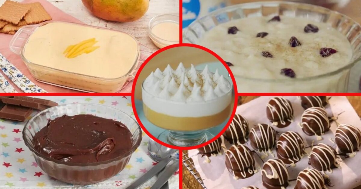 5 postres sin horno