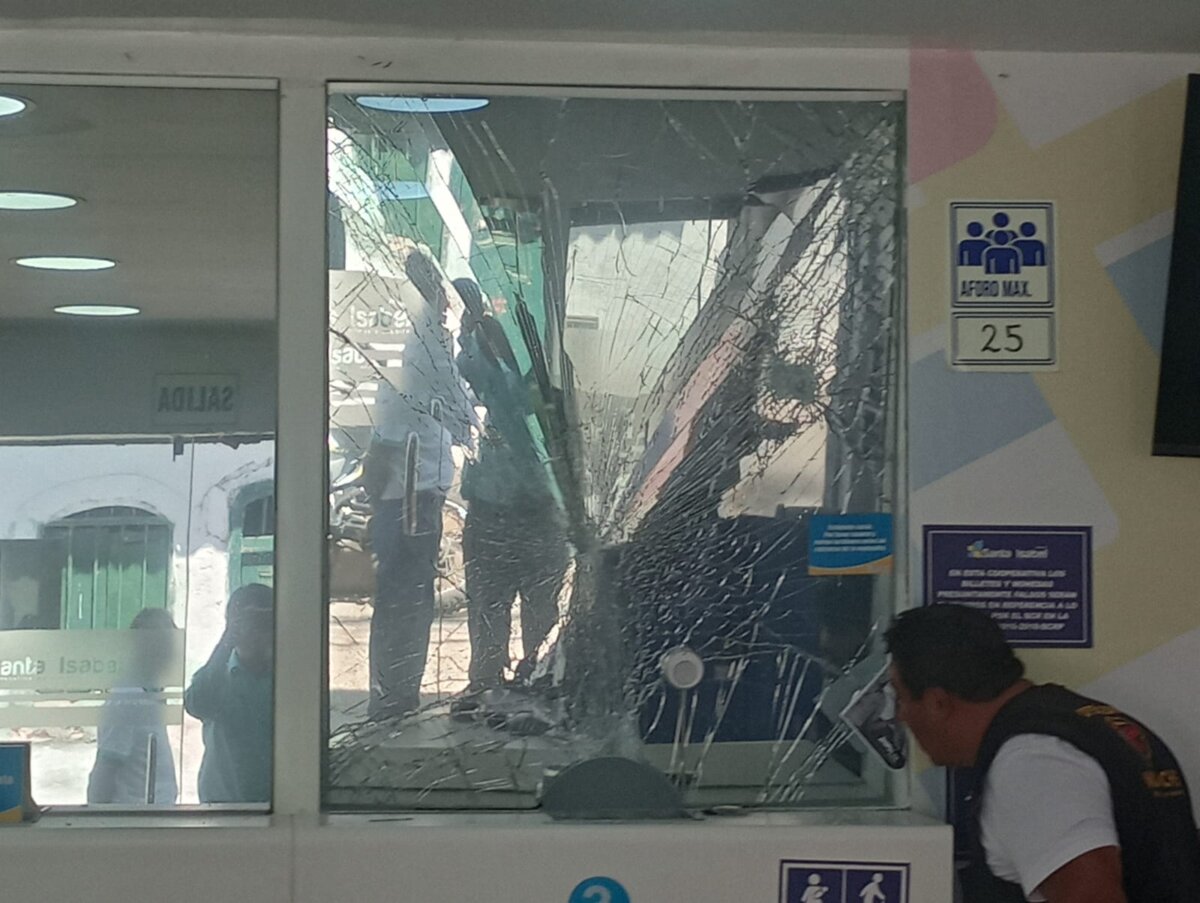 Catacaos: delincuentes asaltan Cooperativa Santa Isabel en contados minutos. Foto: Difusión. 