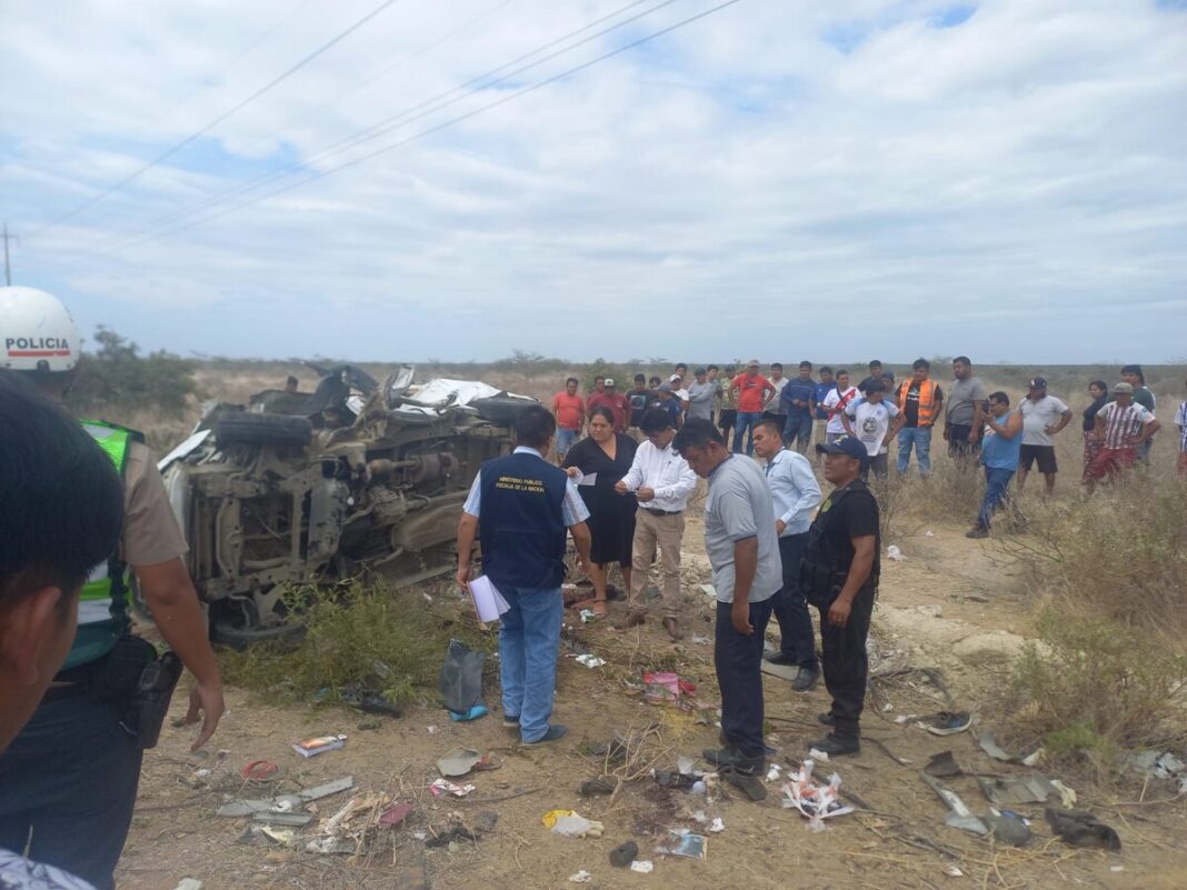 Municipalidad de Colán declara duelo distrital tras muerte de 8 personas en accidente. Foto: Facebook.