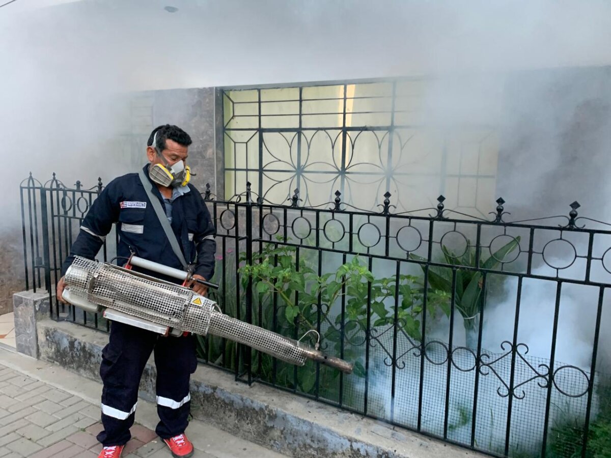 Chulucanas: Fumigación alcanzó al 96% de hogares durante los primeros dos días 