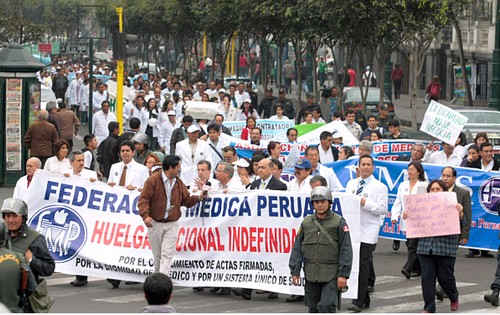 Medicos inician paro nacional de 48 horas