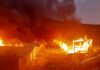 Talara: Incendio consume 14 viviendas y deja a familias en la calle
