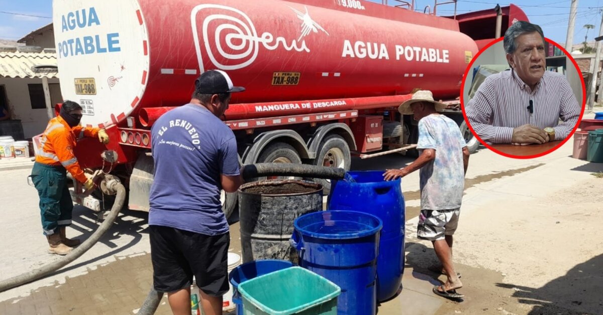 Talara: alcalde de Los Órganos anuncia el desabastecimiento total de agua Talara alcalde de Los Órganos anuncia el desabastecimiento total de agua
