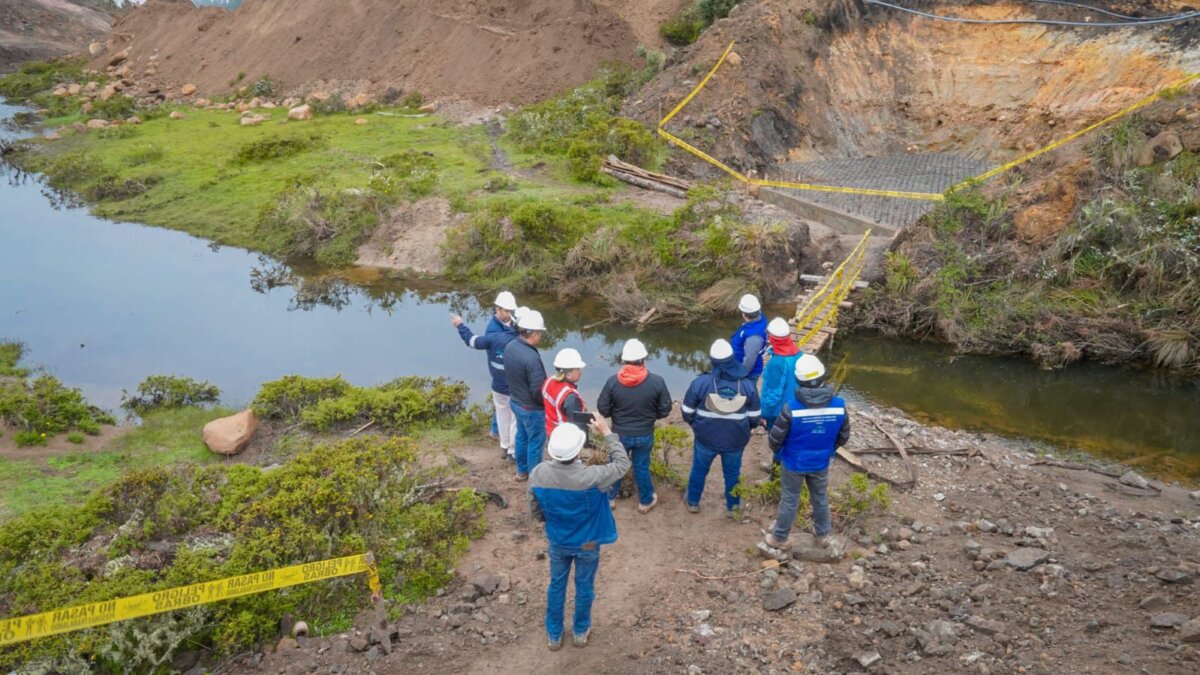 Huancabamba: obra de irrigación de la represa Cascapampa beneficiará a más de 2 mil agricultores. Foto: Gore Piura.