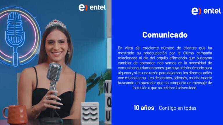 Campaña de orgullo de Entel Perú genera polémica en redes sociales