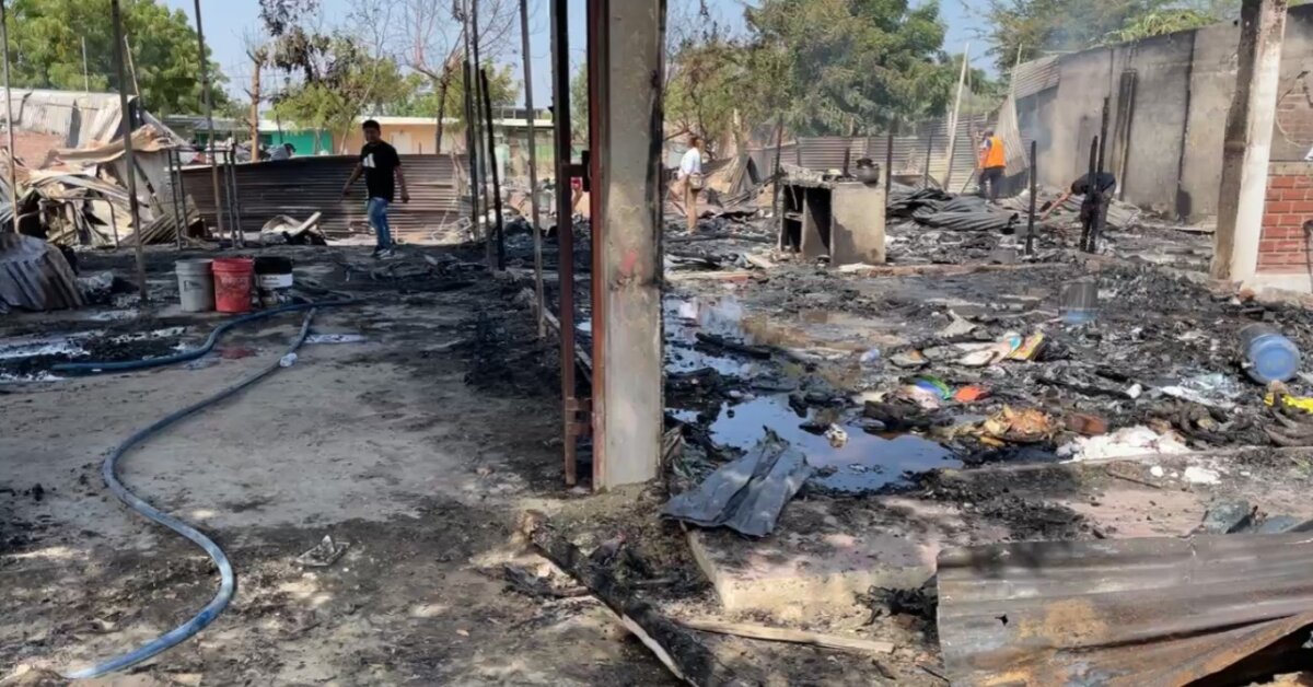 Castilla: Incendio consume 16 viviendas en UPIS Los Cocos Castilla: Incendio consume 16 viviendas en UPIS Los Cocos