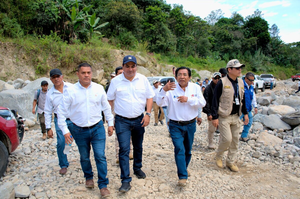 Dan inicio a obra del puente Pusmalca en Canchaque Dan inicio a obra del puente Pusmalca en Canchaque