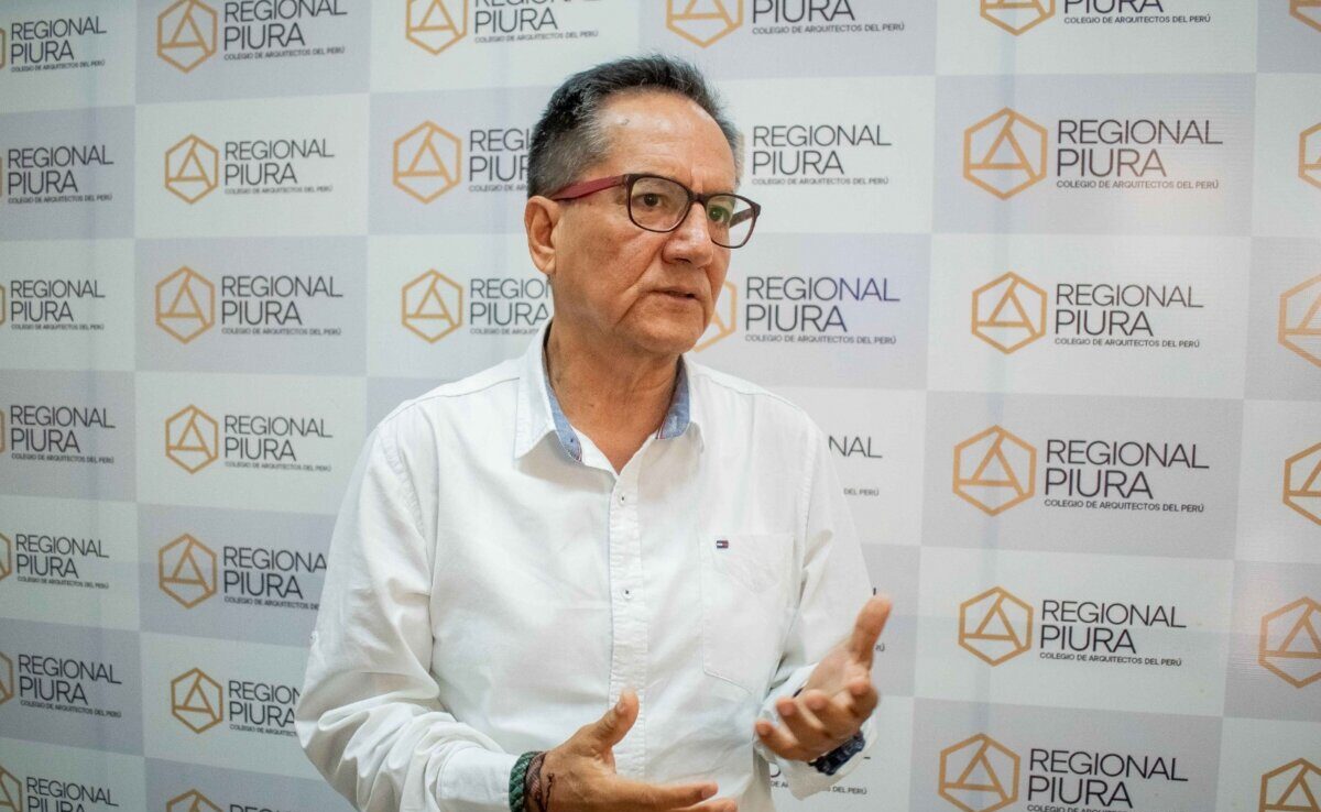 Decano del Colegio de Arquitectos de Piura pide socializar expediente técnico del drenaje del centro histórico Decano del Colegio de Arquitectos pide socializar expediente técnico del drenaje del centro histórico