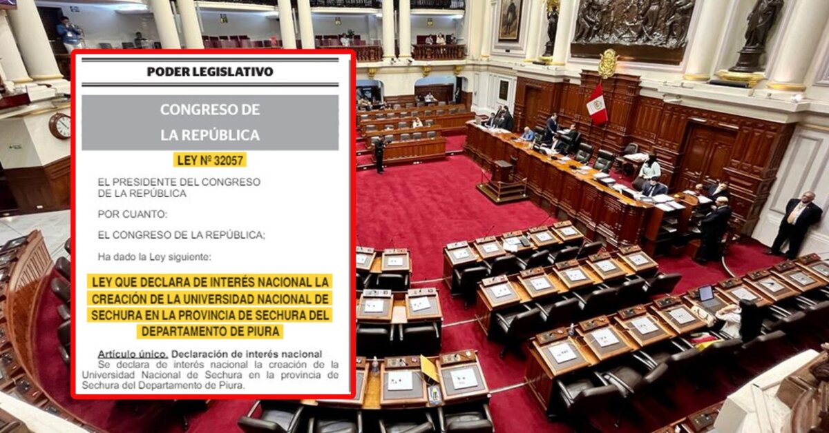 Promulgan ley que declara de interés nacional la creación de la Universidad Nacional de Sechura