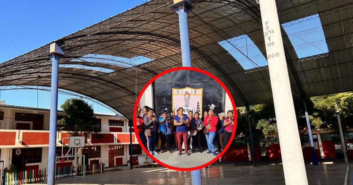 Talara: más de 800 alumnos de la I.E. 14901 se encuentran en peligro debido al desprendimiento del techo de un patio