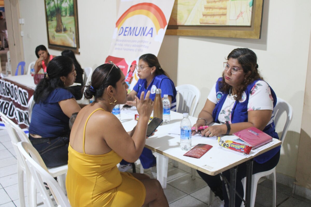 Tambogrande 200 padres y madres de familia reciben información para prevenir la violencia de género