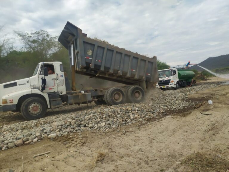 Instalación de puente Bailey en Tambogrande permitirá conectar a las familias de los centros poblados Palomino, Pueblo Libre y Malingas.