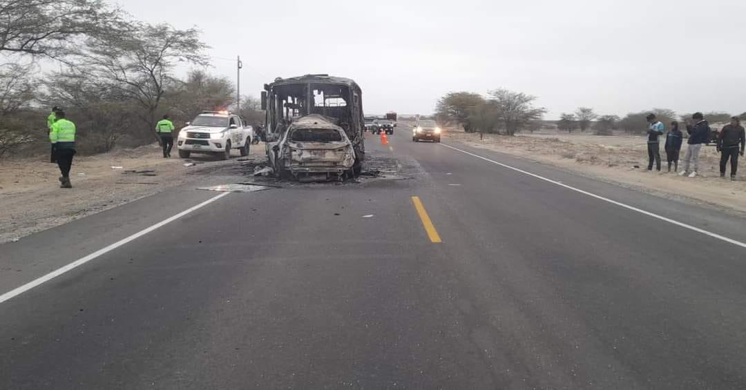 Sechura: enfermero pierde la vida en accidente de tránsito Sechura: enfermero fallece calcinado en accidente de tránsito