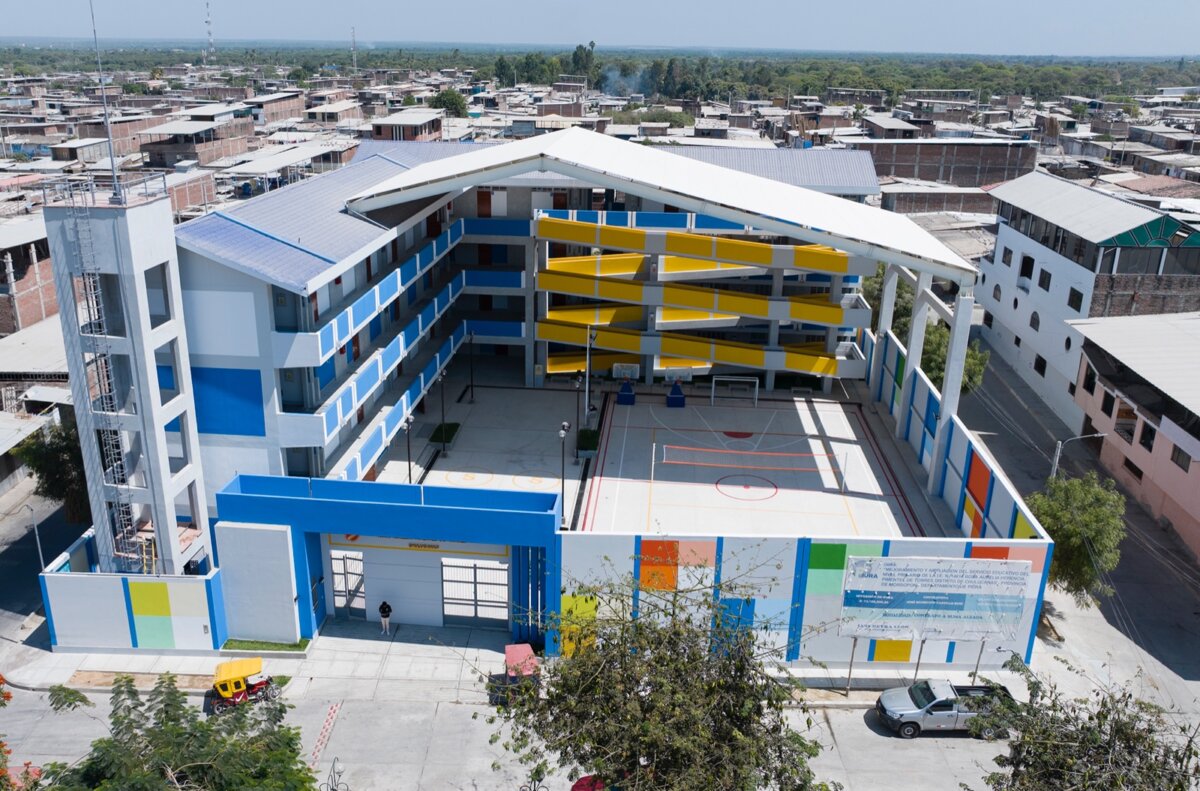 Chulucanas: 220 alumnos de la I.E. Rosa Aurelia Herencia se benefician con renovada infraestructura