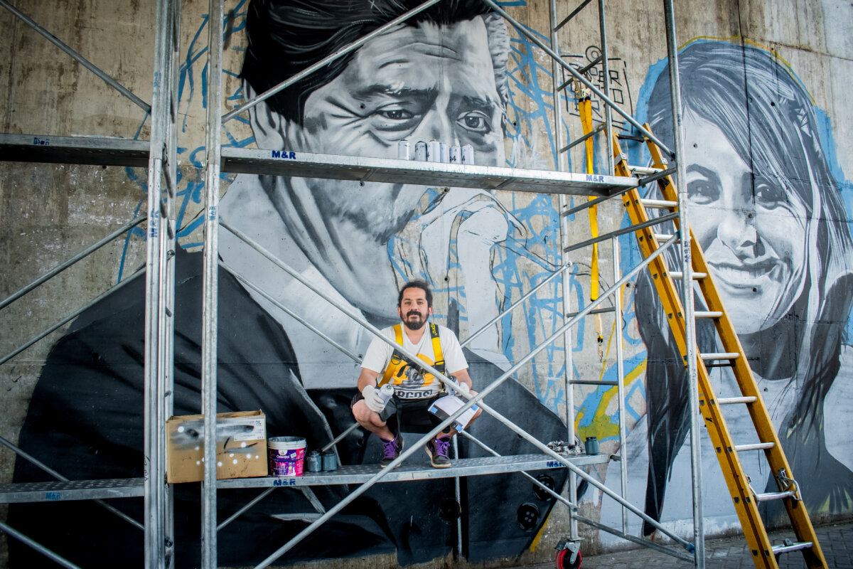 Conoce a Eric Cárdenas, el artista detrás del mural en la Av. Sánchez Cerro