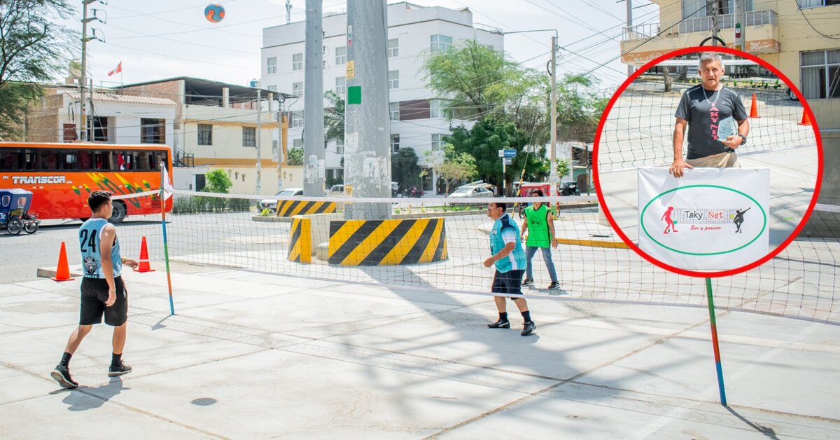 En Piura se juega takynet, el deporte creado por Víctor Takury
