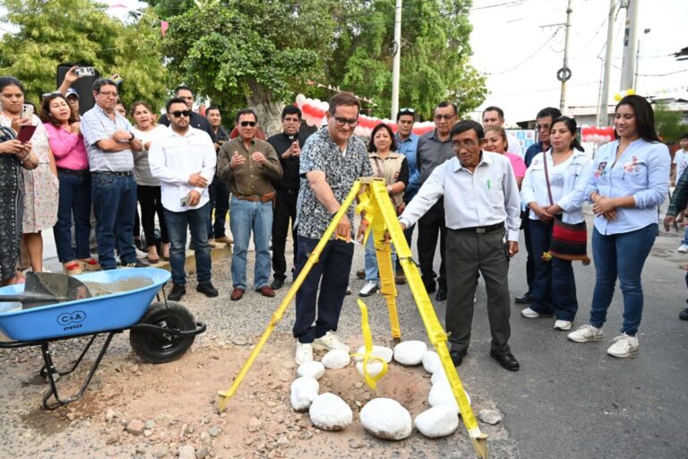 Inician trabajos de reconstrucción de la Av. Fortunato Chirichigno por más de 2 millones de soles