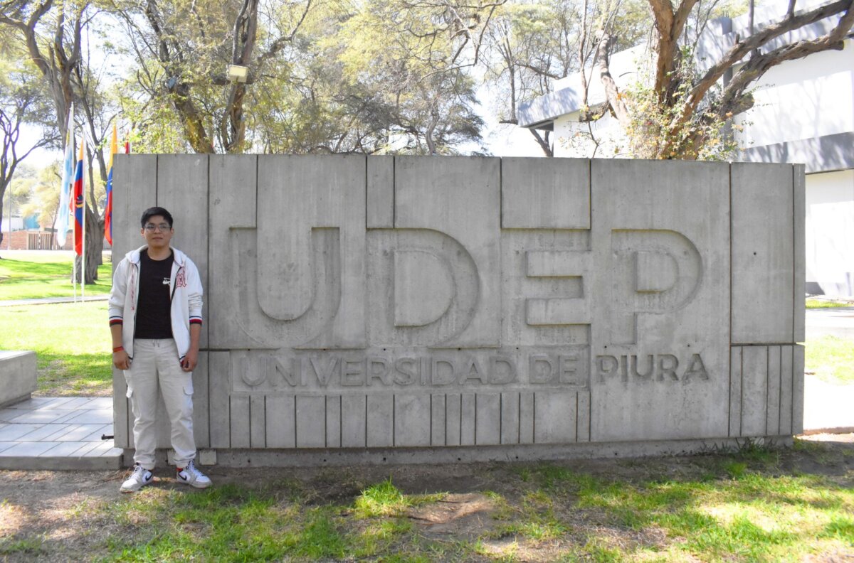 Néstor Puelles, el joven que gracias a Beca 18 cumple su sueño de estudiar Arquitectura en la UDEP