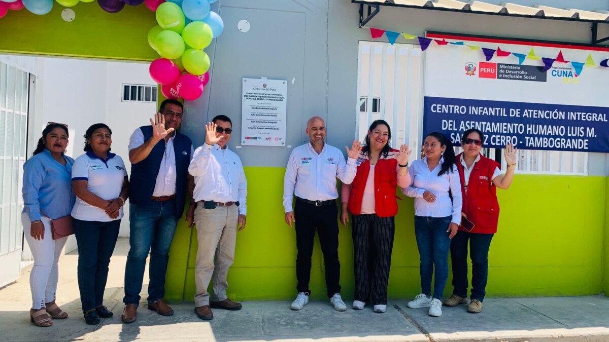 Tambogrande: nuevo Servicio de Atención y Cuidado Integral beneficiará a 40 niños de Cruceta Tambogrande nuevo Servicio de Atención y Cuidado Integral beneficiará a 40 niños de Cruceta