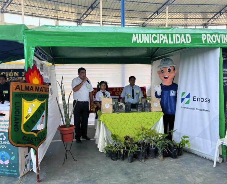 Enosa promueve educación energética en Feria Ecológica organizada por UGEL Sullana