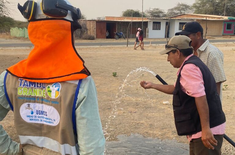 Tambogrande: más de mil familias se beneficiarán con nuevo proyecto de agua potable