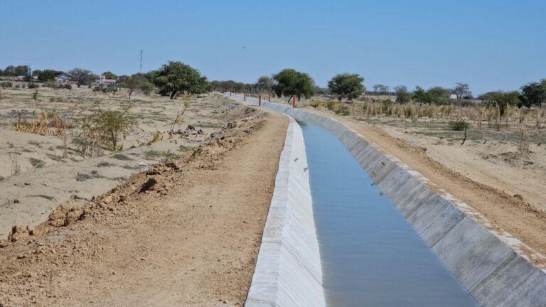 Inauguran canal Santiago More en Cura Mori beneficiando a más de 500 familias