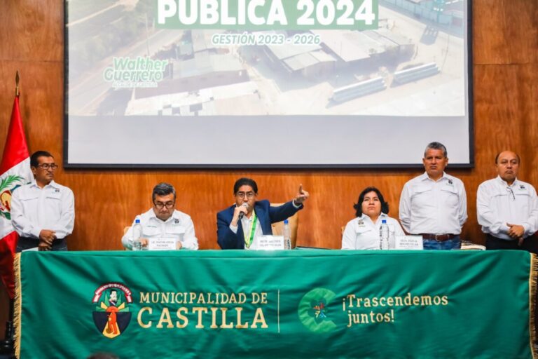 Municipalidad de Castilla llevó a cabo la segunda audiencia pública de rendición de cuentas