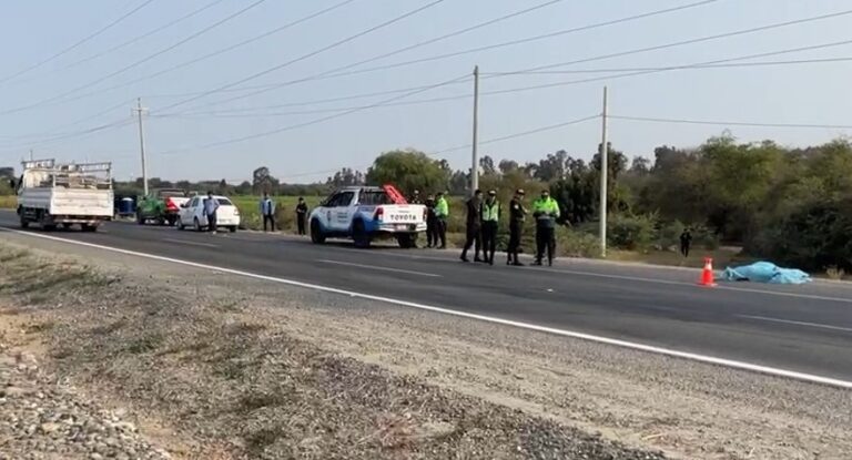 Piura hallan cuerpo sin vida de efectivo policial en la carretera a Chiclayo