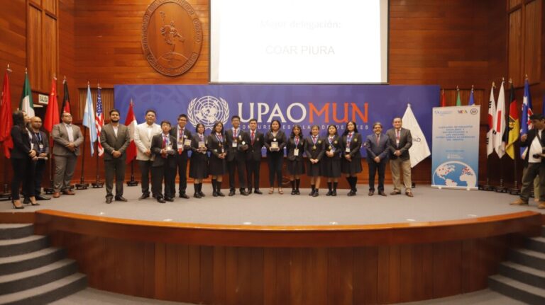 COAR Piura ganó concurso interescolar de debate UPAO MUN 2024