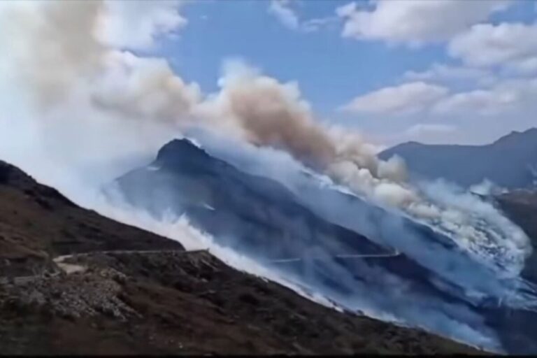 Incendio forestal arrasa con más de 200 hectáreas de bosque en San Miguel de El Faique