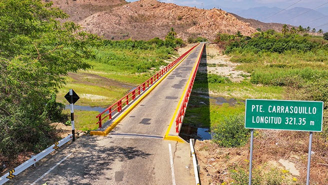 Construcción de puente Carrasquillo mejorará la seguridad del transporte en Morropón