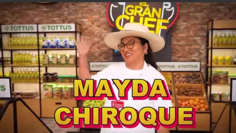 La Cholita Cataquense participó como invitada en El Gran Chef Famosos