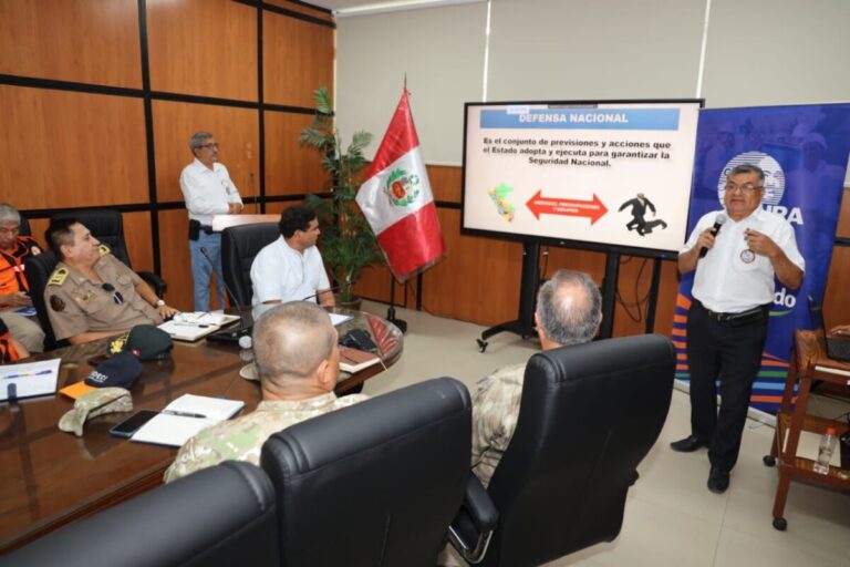 Capacitarán a funcionarios y juntas vecinales de Piura sobre seguridad multidimensional