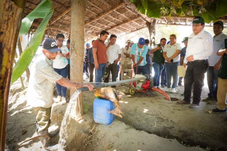 Gobierno interviene pozos en Piura para asegurar abastecimiento de agua ante crisis hídrica