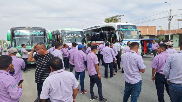 Transportistas de Piura exigen fin de extorsiones y seguridad durante paro nacional