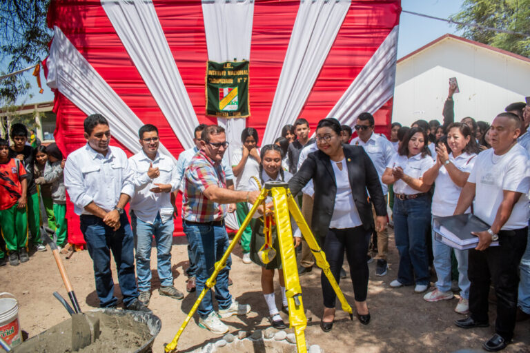 Inician la reconstrucción del Colegio Agropecuario N°07 con una inversión de más de 12 millones de soles