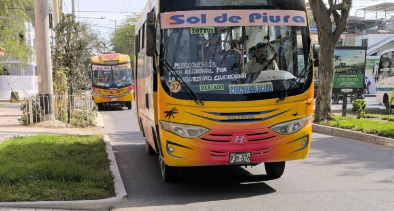 Piura seis empresas de transporte interurbano acatarán paro nacional este 13 de noviembre