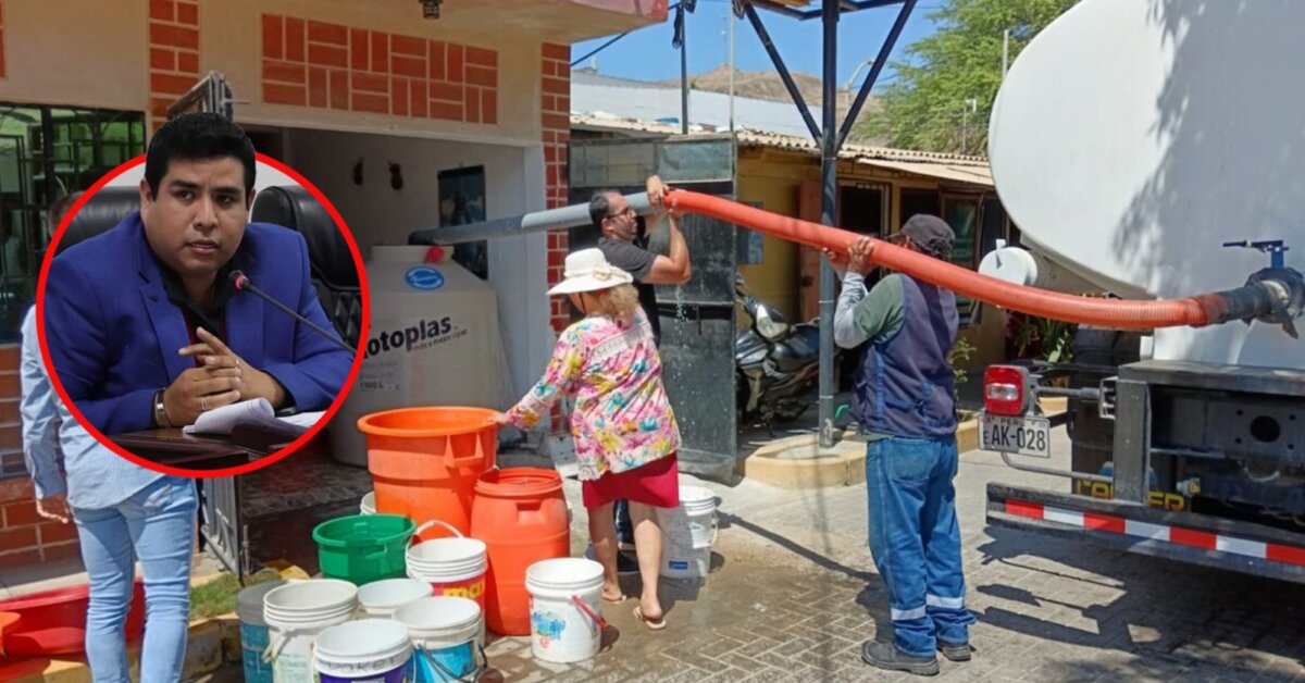 Talara consejero regional pide incluir a los seis distritos de la provincia en la declaratoria de emergencia por falta de agua