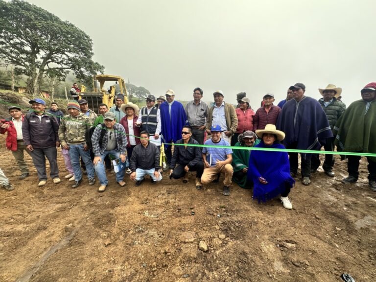 Huancabamba inician trabajos para la apertura de la trocha Lanche-Naranjo en San Miguel de El Faique