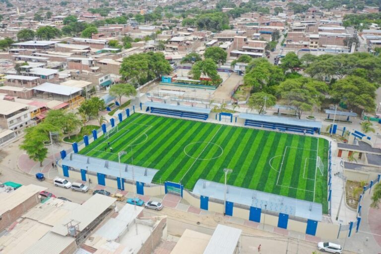 Impulsan la construcción de polideportivos en beneficio de más de 43 mil piuranos