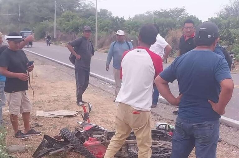 Tambogrande motociclista pierde la vida en fatídico accidente de tránsito